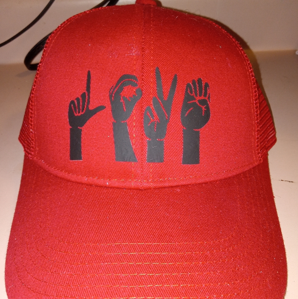 ASL Love Hat American Sign Language Love Letters